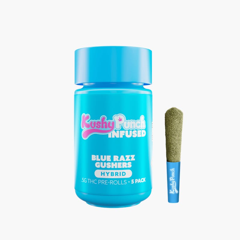 Blue Razz Gushers Infused Minis (5-Pack)