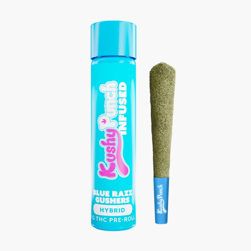 Blue Razz Gushers Infused Preroll