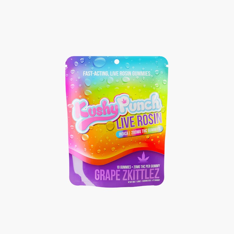 Grape Zkittlez Live Rosin Gummies